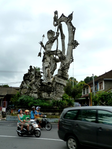 A giant statue in Peliatan, Bali. A giant statue in Peliatan, Bali.