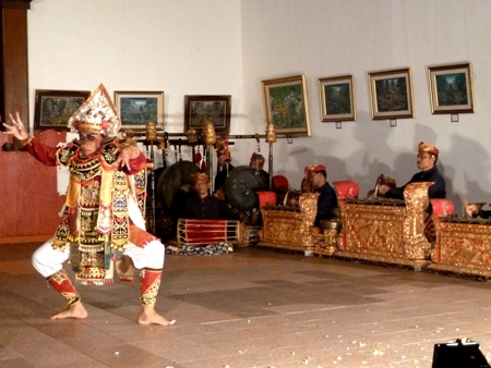 The Baris Dance at ARMA, Ubud, Bali. The Baris Dance at ARMA, Ubud, Bali.