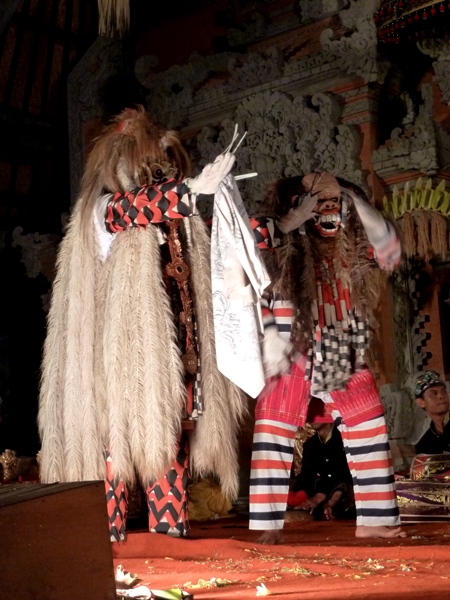 The Ballet of Bimanlu Dance at the Ubud Palace, Ubud, Bali.