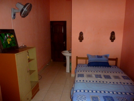 My nice, clean $5.00 room at Warung Baru in Solo, Java. My nice, clean $5.00 room at Warung Baru in Solo, Java.