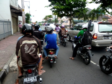 Bootleg eS jacket in Yogyakarta, Java.