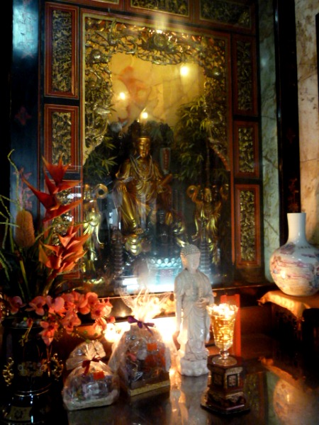 A highly intricate Buddha shrine at the Sakaya Muni Buddha Gaya Temple in Little India, Singapore. A highly intricate Buddha shrine at the Sakaya Muni Buddha Gaya Temple in Little India, Singapore.