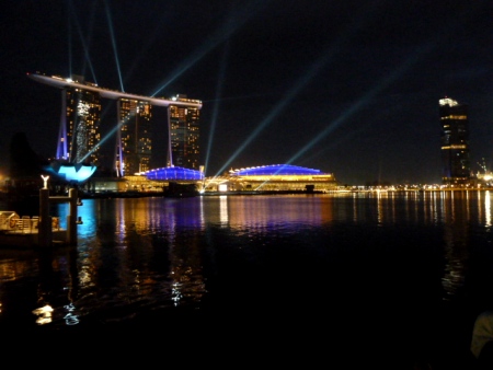 The Marina Bay Sands in downtown Singapore.