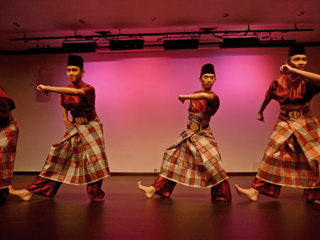 A traditional Malaysian dance at the Malaysian Tourist Information Complex in Kuala Lumpur.