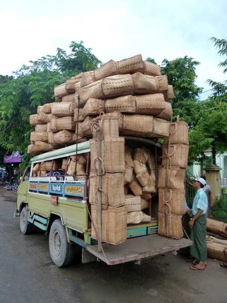 That guy is a basket case. Mandalay, Myanmar. That guy is a basket case. Mandalay, Myanmar.
