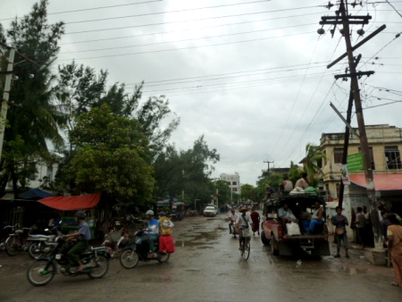 A standard raw street scene in Mandalay, Myanmar. A standard raw street scene in Mandalay, Myanmar.