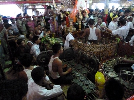 A traditional Burmese orchestra at the nat pwe in Taungbyone, Myanmar. A traditional Burmese orchestra at the nat pwe in Taungbyone, Myanmar.