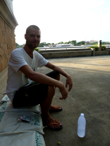 A German fellow that befriended me in Santichaiprakarn Park on the Chao Phraya river in Bangkok, Thailand. A German fellow that befriended me in Santichaiprakarn Park on the Chao Phraya river in Bangkok, Thailand.