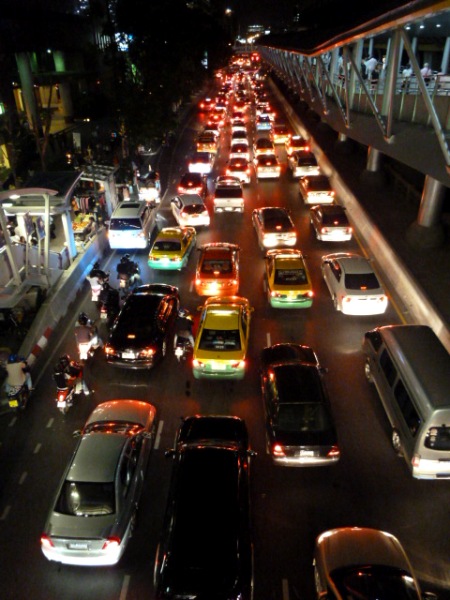 So, what do you want on your peanut butter sandwich? Maybe a little Bangkok traffic jam, GUYS!