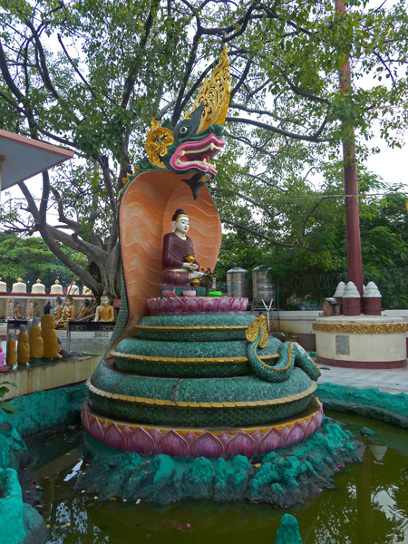 Buddha in a dragon at Shwekyimyint in Mandalay, Myanmar.