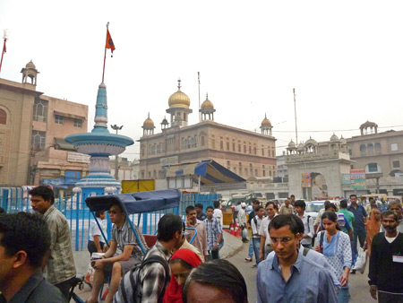 Some scenic chaos goes down on Chandni Chowk in Old Delhi, India.