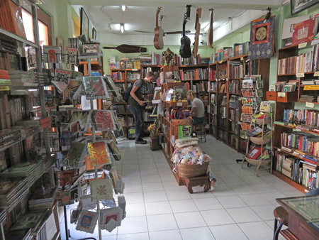 Ganesha Bookshop on Jalan Raya Ubud in Ubud, Bali, Indonesia.