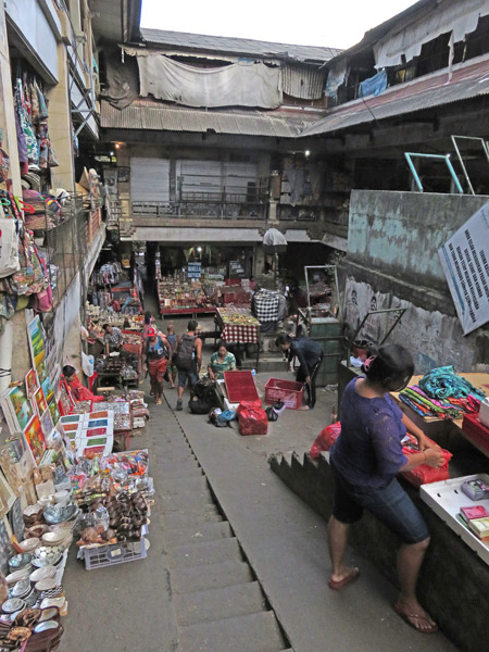 A small section of the market in central Ubud, Bali, Indonesia.