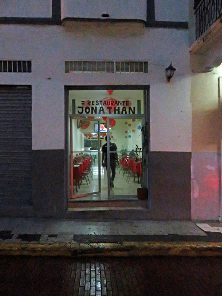 Restaurante Jonathan in Casco Viejo, Panama City, Panama.