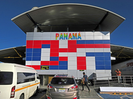 Leaving Panama, entering Paso Canoas, Costa Rica.
