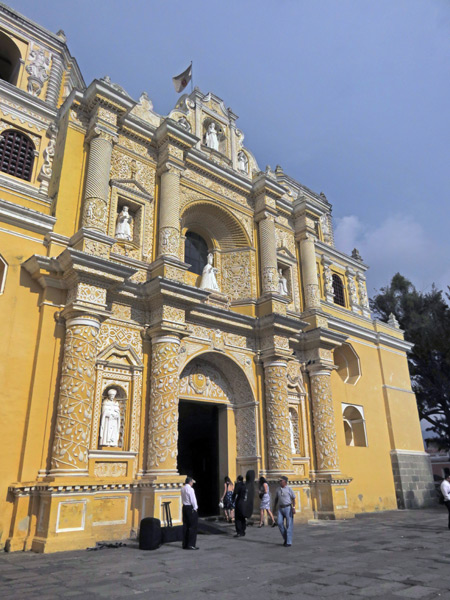 Iglesia La Merced in Antigua, Guatemala.
