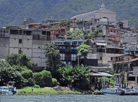 Is this town built up enough for you fellas? San Pedro, Lago de Atitlan, Guatemala.