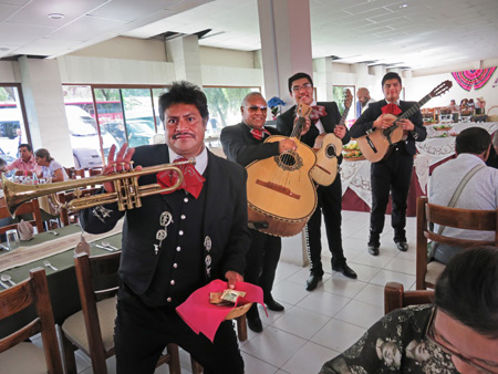 A Mariachi band near Teotihuacán, Mexico.