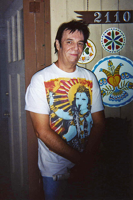 Randy Biscuit Turner at home in Austin Texas, circa 2004. Photo by Rich Jacobs.