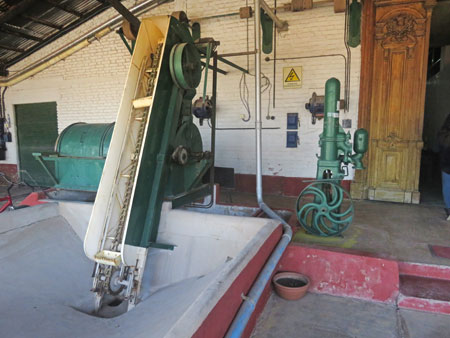 A piece of machinery at Bodega Viña el Cerno in Maipu, near Mendoza Argentina.