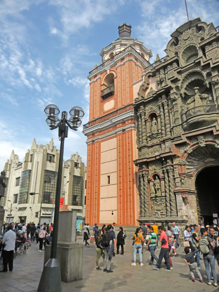The Iglesia de la Merced in Lima, Peru.