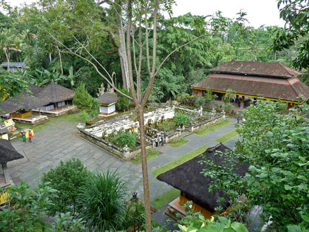 The bathing pools at Goa Gajah, the Elephant Cave near Ubud, Bali.