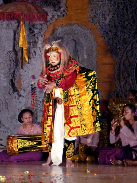 The Topeng Tua dance at Ubud Kelod in Ubud, Bali.