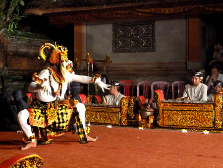 The Ramayana Ballet at Ubud Palace in Ubud, Bali.