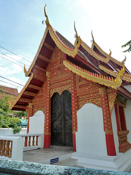 Wat Phabong in Chiang Mai, Thailand.