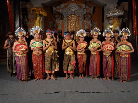 Tetamian at Pura Agung Peliatan in Peliatan, Bali, Indonesia.
