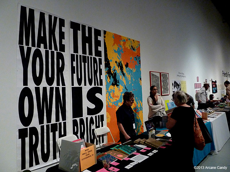 Make Your Own Truth at Printed Matter's LA Art Book Fair at the Geffen Contemporary at MOCA on February 3, 2013.