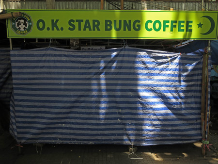 You like Starbucks? Try Star Bung! Rattanokosin, Bangkok, Thailand.