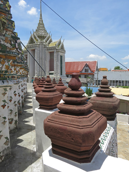 Wat Arun in Thonburi, Bangok, Thailand.