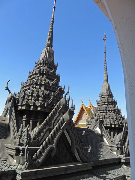 Loha Prasat at Wat Ratchanaddaram in Phra Nakhon, Bangkok, Thailand.