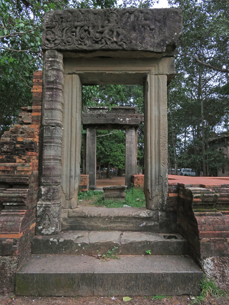 All framed up at Wat Preah An Kau Sai in Siem Reap, Cambodia.