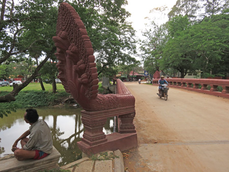 A bridge over troubled waters in Siem Reap, Cambodia.