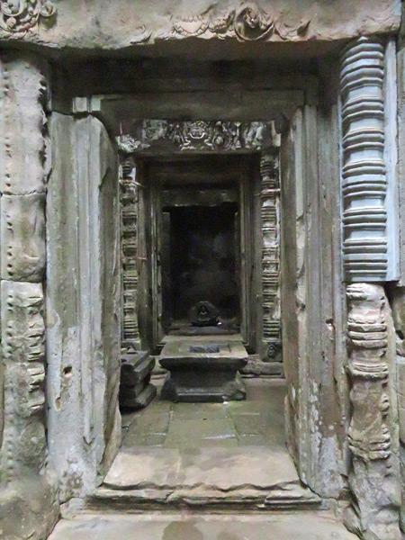 Intricate portals at Ta Keo, Angkor Thom in Siem Reap, Cambodia.