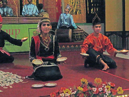 The Sakato Group performs at Medan Bapaneh in Bukittinggi, Sumatra, Indonesia.