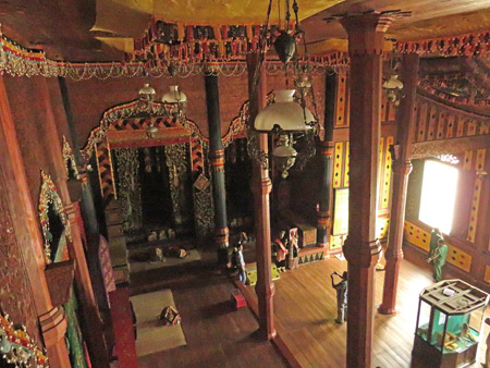 The gorgeous interior of Pagarayung Palace near Batu Sangkar, Sumatra, Indonesia.
