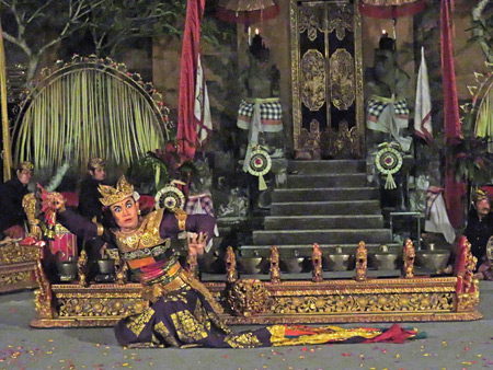 Gunung Sari performs the Kebyar Trompong at Puri Agung Peliatan in Peliatan, Bali, Indonesia.