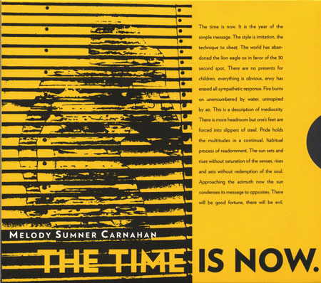 Melody Sumner Carnahan - The Time is Now