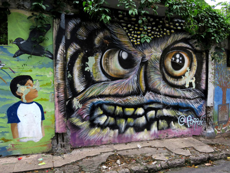 Woodsy the Owl all posted up in Casco Viejo, Panama City, Panama.