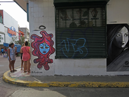 Street art in Casco Viejo, Panama City, Panama.
