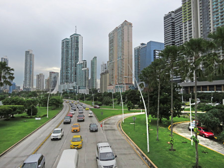 Downtown Panama City, Panama.