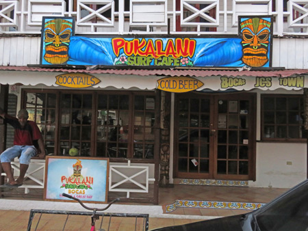 The Pukalani Surf Cafe in Bocas del Toro, Panama.
