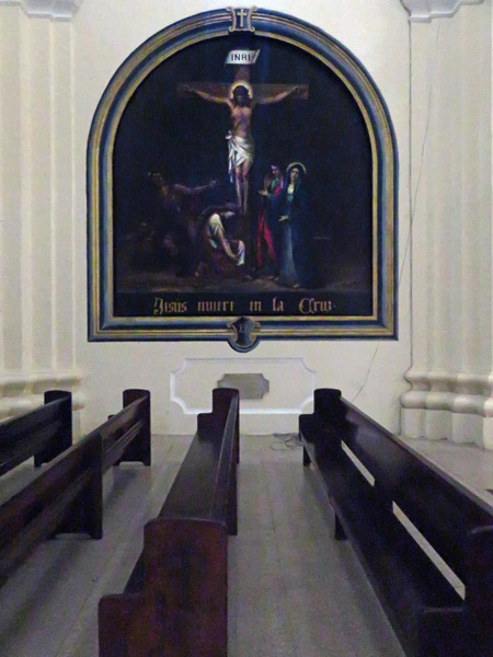 The crucifixion of Jesus Christ in the Cathedral of Leon, Nicaragua.