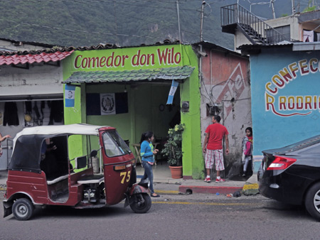 Comedor don Wilo in downtown Panajachel, Lago de Atitlan, Guatemala.