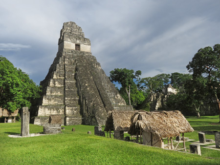 Temple I rules the world of Tikal, Guatemala.
