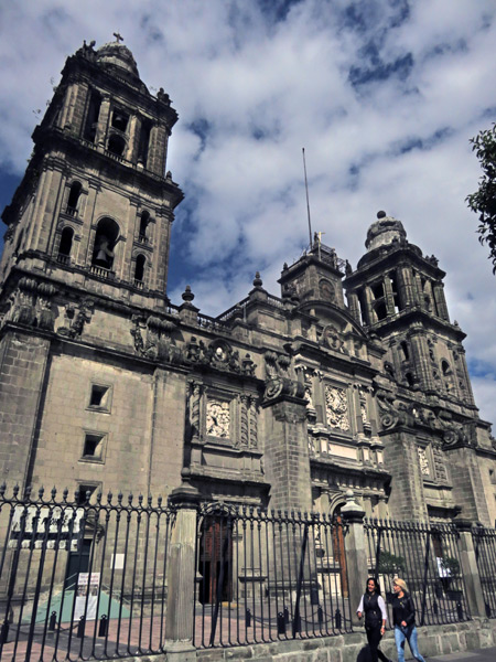 The Catedral Metropolitana de Mexico in Mexico City, Mexico.