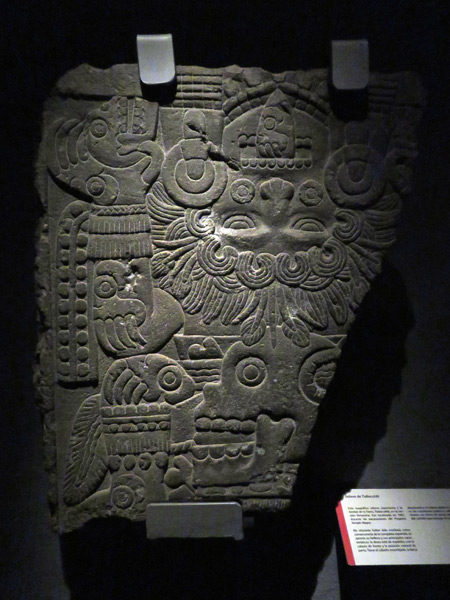 An exquisite Aztec temple carving at the Museo Templo Mayor in Mexico City, Mexico.